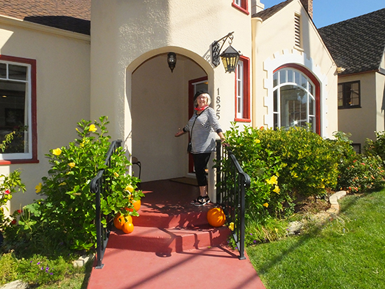 During the Historic Home Tour in Martinez, visitors are greeted at the door by helpful docents.